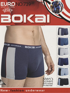 Мужские трусы боксеры  BOKAI