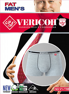 Трусы боксеры мужские (большие размеры)  VERICOH