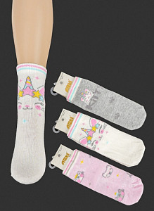 Носки с рисунком для девочки  ARTI