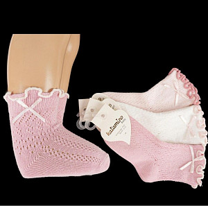 Ажурные носочки с аксессуаром для девочки KATAMINO