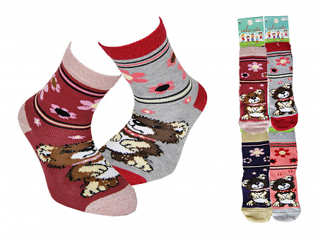 Носки для девочки с рисунком CALZE VITA